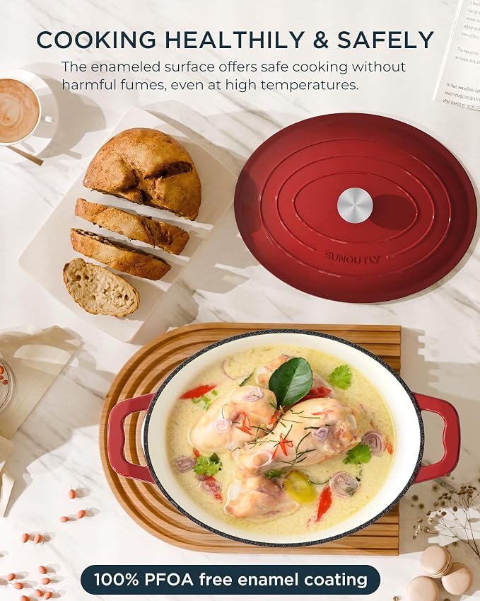 Enameled Cast Iron Dutch Oven - Image 3