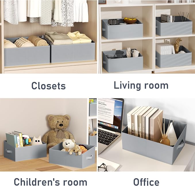 DIMJ Closet Storage Bins 6 Pack - Image 5
