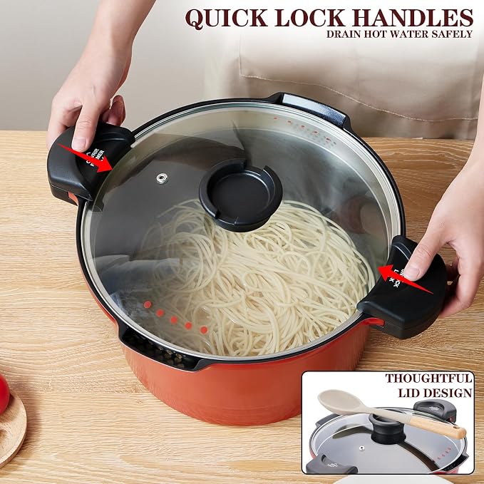 ACTIV CUISINE 8.5qt Pasta Pot - Image 4