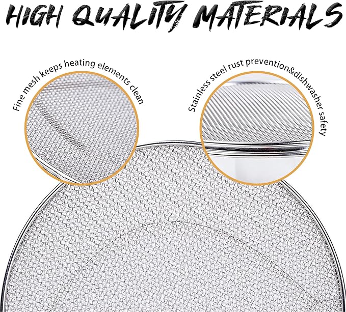 2PCS Stainless Steel Splatter Shield - Image 4