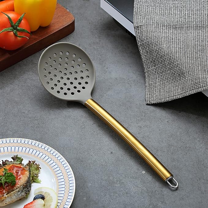 Gold Skimmer, Berglander Non-stick Silicone Strainer - Image 5