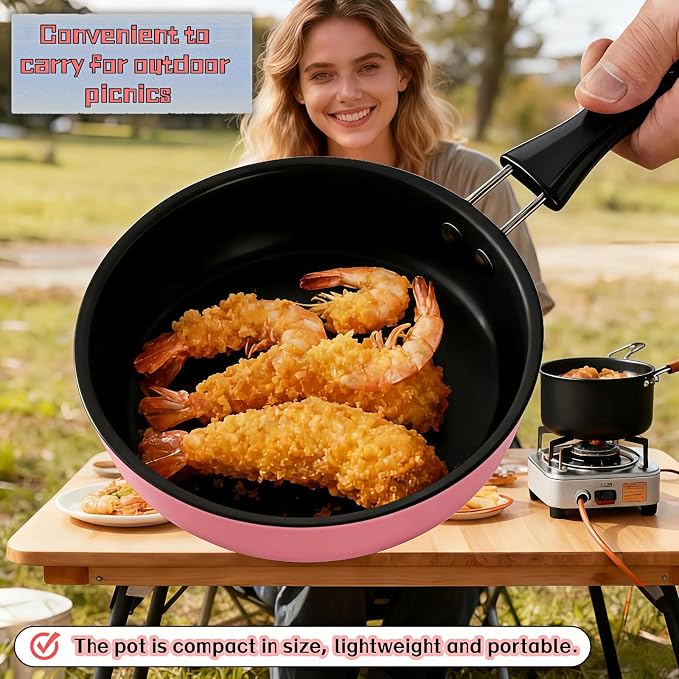 4.7 Inch Mini Frying Pan, Flat Bottom Design - Image 4