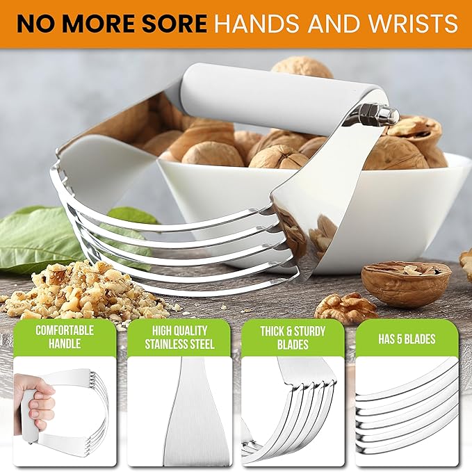 Spring Chef Professional White Dough Blender - Image 5