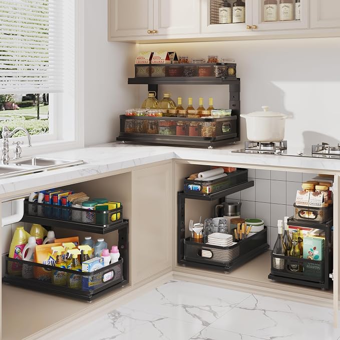 2 Pack 21IN-Depth Under Sink Organizer - Image 8