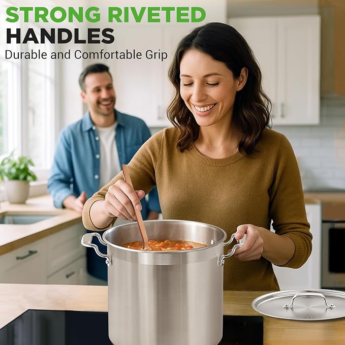 NutriChef Stainless Steel Stock Pot - Image 8