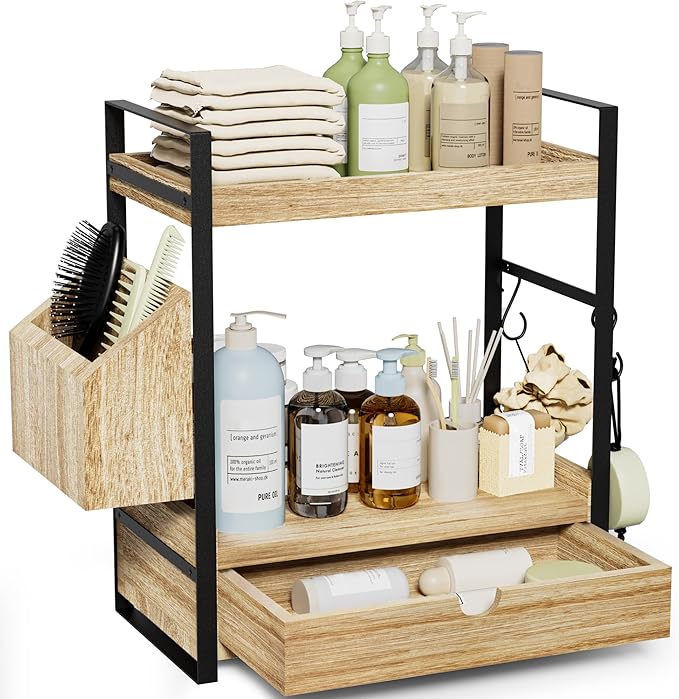2-Tier Bathroom Counter Organizer by Unknown