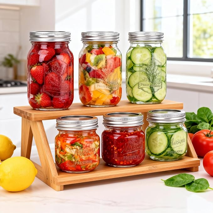 Eathtek 16 oz Glass Mason Jars - Image 7