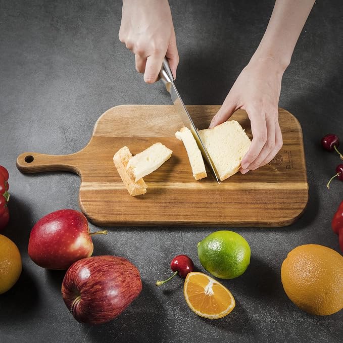 Wood Cutting Board Set with Handle - Image 5