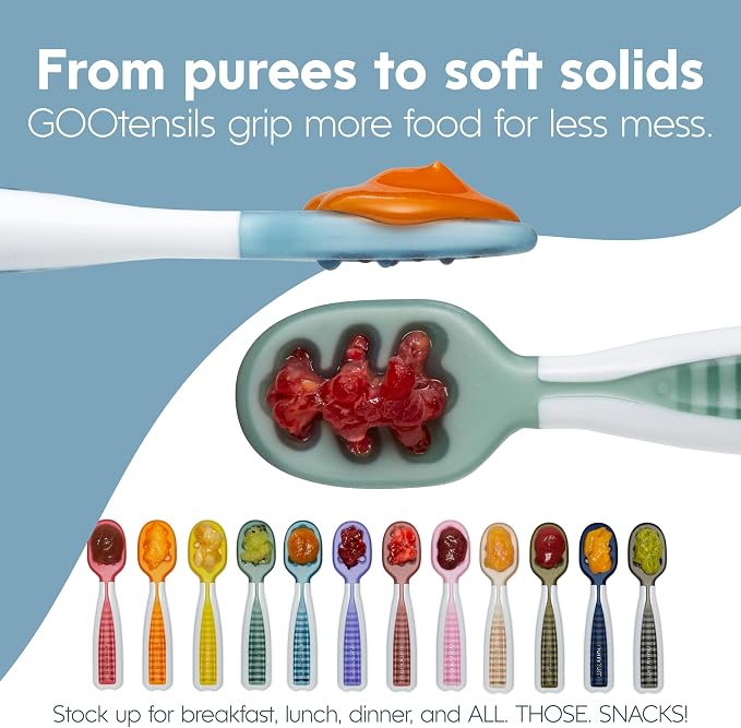 NumNum Baby Spoons Set, Baby Essentials Pre-Spoon GOOtensils - Image 5