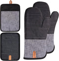 4PCS TIPTAP Oven Mitts, Kitchen Oven Mitts Set, Non Slip Cotton Oven Mitt and by Unknown