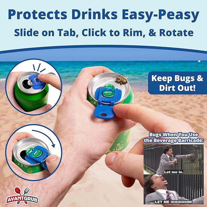 Complete Cover Easy Tab Opener New and Improved 12PK Beverage Barricade 2.0 by - Image 2