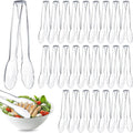 Tessco for you 25 Pcs Plastic Tongs for Serving Bulk, 9 Inch Plastic Disposable by Tessco