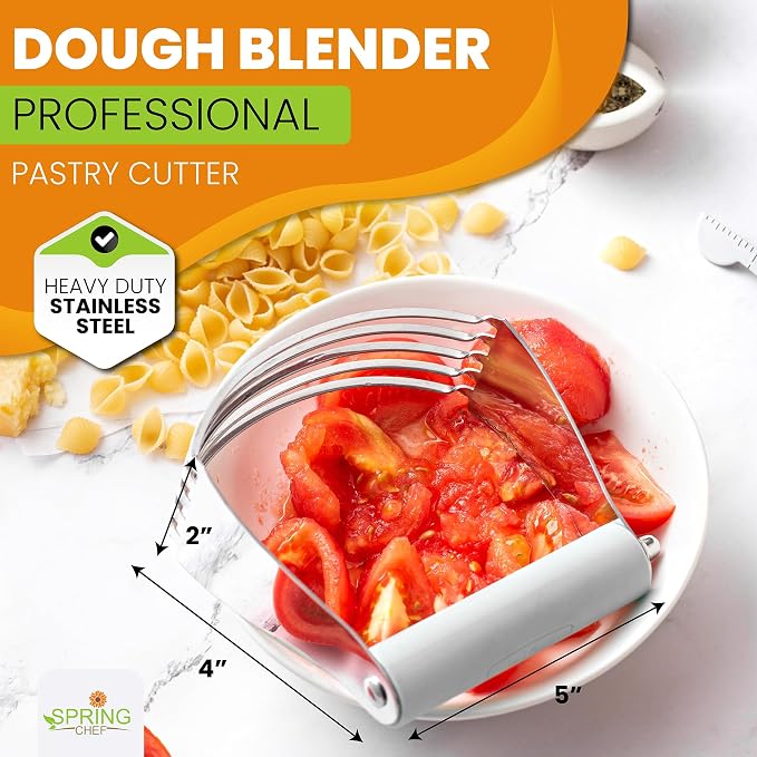 Spring Chef Professional White Dough Blender - Image 2