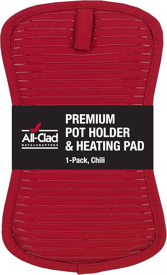 All-Clad Premium Pot Holder & Heating Pad, Heat Resistant to 500 Degrees by All-Clad