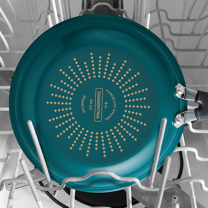 Tramontina Porcelain Enamel Non Stick 3-Pack Frying Pans, Skillet Set - Image 8