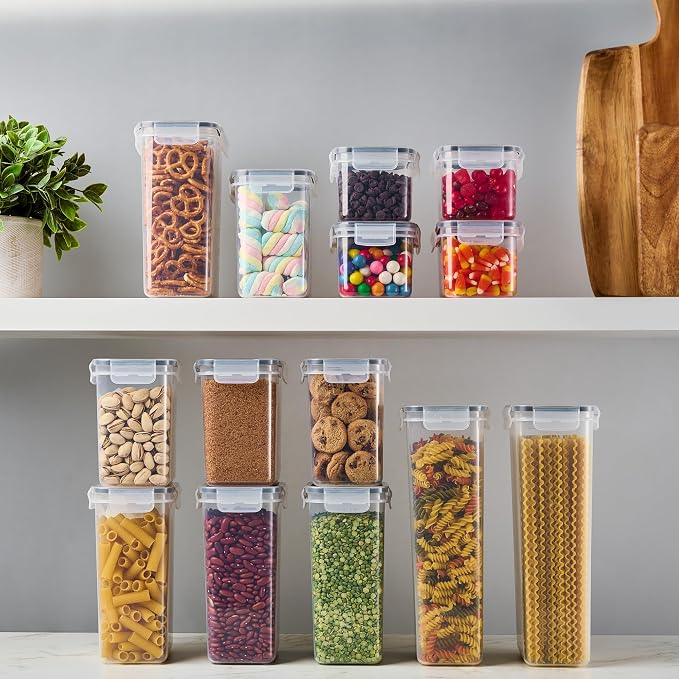DWËLLZA KITCHEN Set of 14 Airtight Food Storage Containers - Image 2