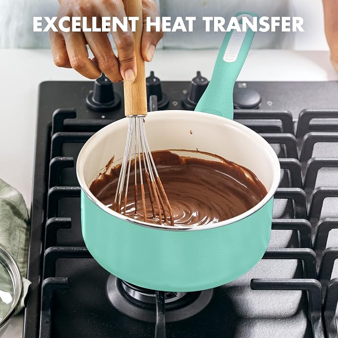 GreenPan Rio Healthy Ceramic Nonstick 2QT Saucepan - Image 5