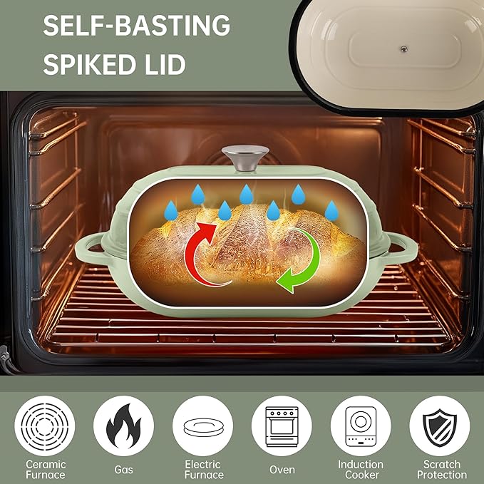 Premium Enameled Cast Iron Dutch Oven - Image 7