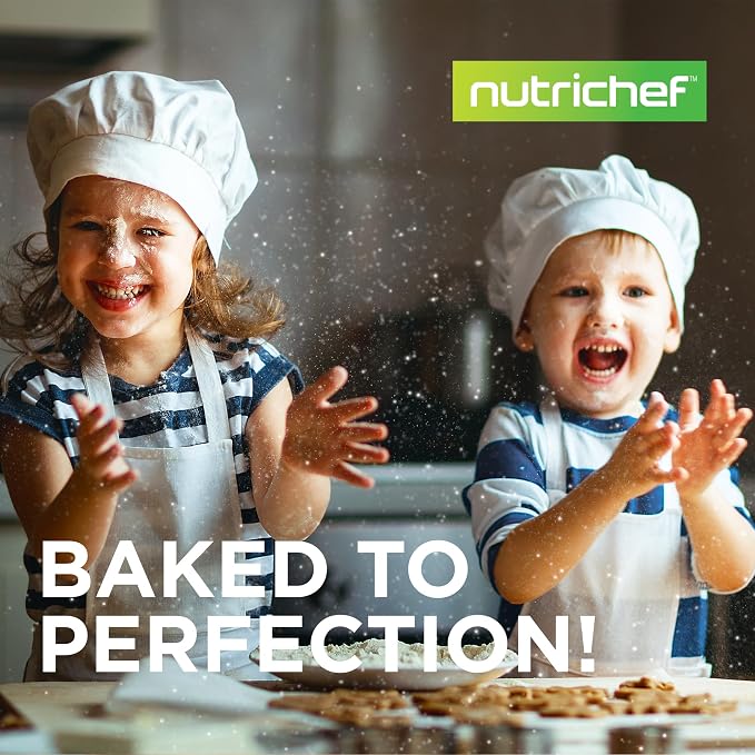 NutriChef Nonstick Baking Pans Set – Premium Cookie Sheets - Image 7