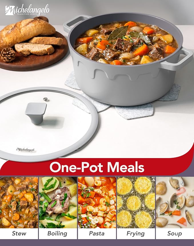 MICHELANGELO 8-Quart Soup Pot - Image 8