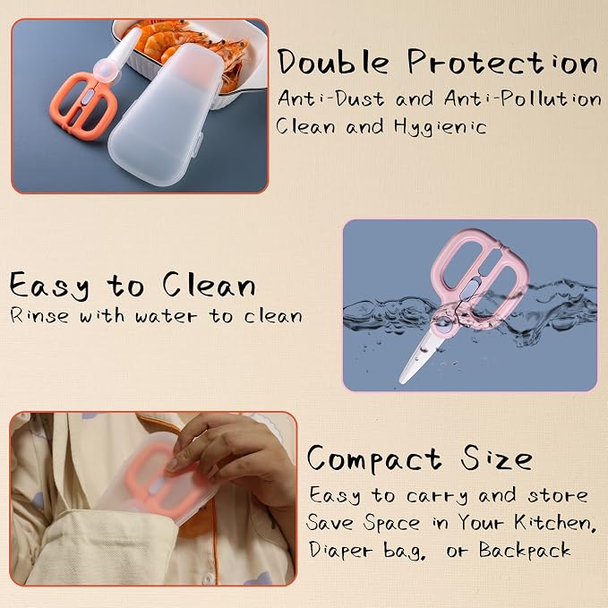 Ceramic Baby Food Scissors Kids - Image 4