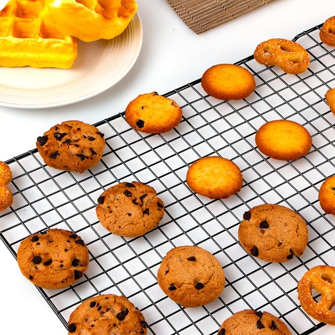 BRIOUT Cooling Rack for Baking, 16x10 Inches Baking Rack, Thick Wire Cookie - Image 6