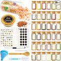 BGraceyy Spice Jars with Labels, Minimalist Stackable Airtight Spice Containers by BGraceyyMoments