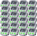 Leumoi 24 Pcs Digital Kitchen Timers Magnetic Back Timers Bulk Large Screen by Leumoi