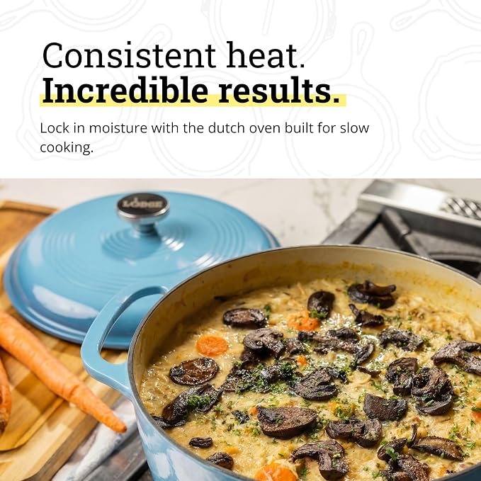 Lodge Essential Enamel Cast Iron Dutch Oven - Image 3