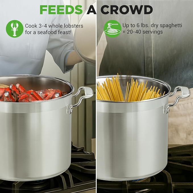 NutriChef 20 Quart Heavy-Duty Stockpot - Image 4