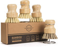 SAMEBUTECO 6-Piece Bamboo Dish Brush Set by HOME