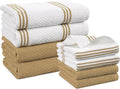 Casa Platino Kitchen Dish Cloths and Dish Towels, Soft and Stylish Helpers by CasaPlatino
