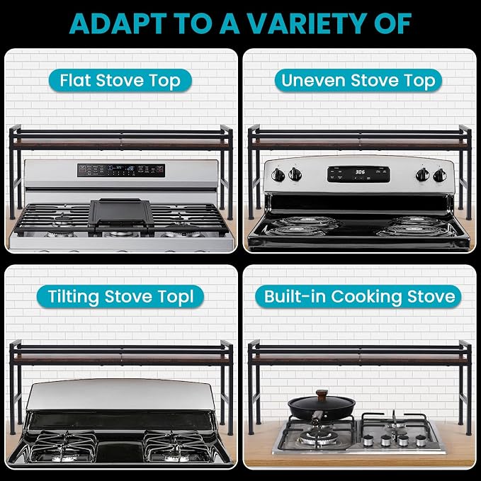 Spice Rack Shelf for Kitchen Stove，Stove Top Shelf - Image 4