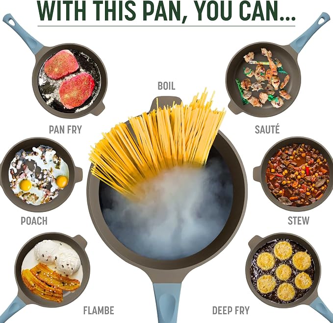 Goodful All-in-One Pan, High-Performance Cast Construction, Dishwasher Safe - Image 3