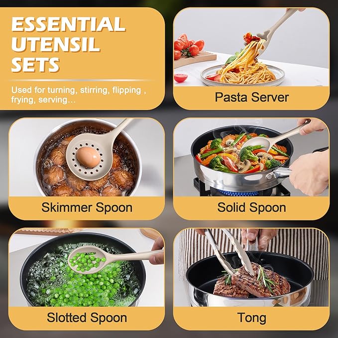 15-Piece Kitchen Cooking Utensils Set - Image 4