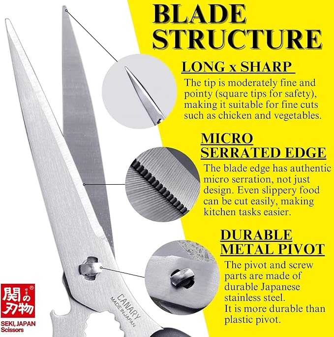 CANARY Japanese Kitchen Scissors - Image 4