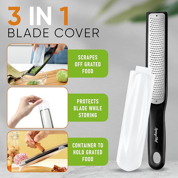Spring Chef Premium Lemon Zester Grater - Image 4