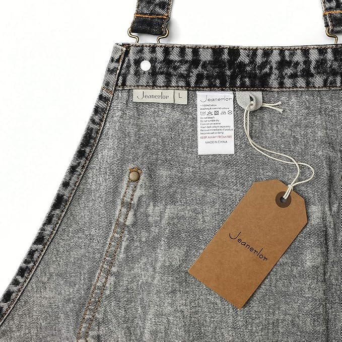 Jeanerlor - Cotton Denim Shop Black Tool Aprons - Jean Work Aprons - Image 9
