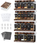 4-Tier Wall Mount Spice Rack Organizer by KitHero