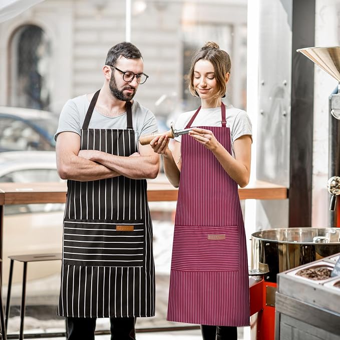 BeLuyi 2 Pack Adjustable Bib Apron - Image 5