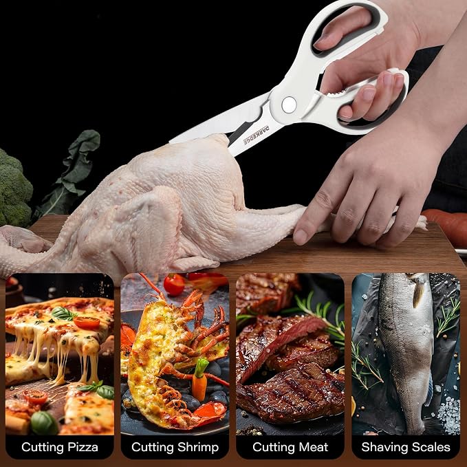 Kitchen Scissors with Magnetic Holder Heavy Duty Magnetic Scissors - Image 5