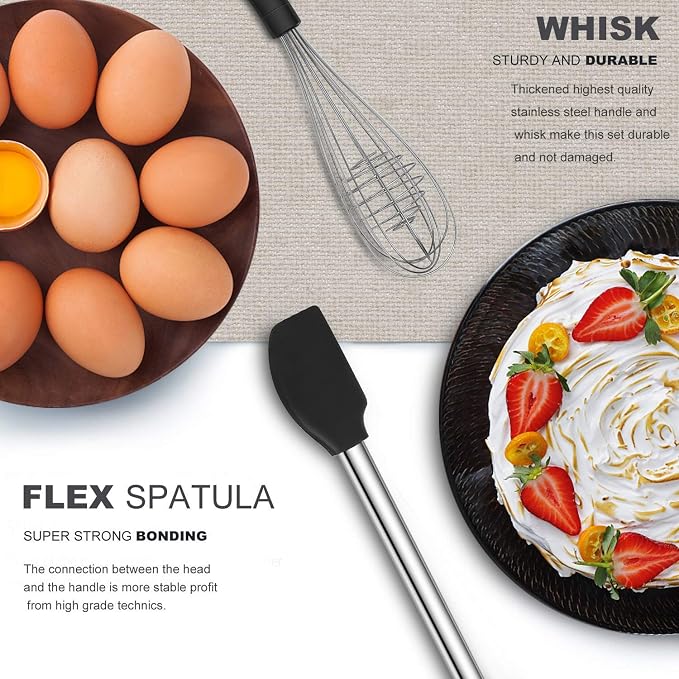 Kitchen Utensil Set-Silicone Cooking Utensils-33 Kitchen Gadgets & Spoons - Image 4