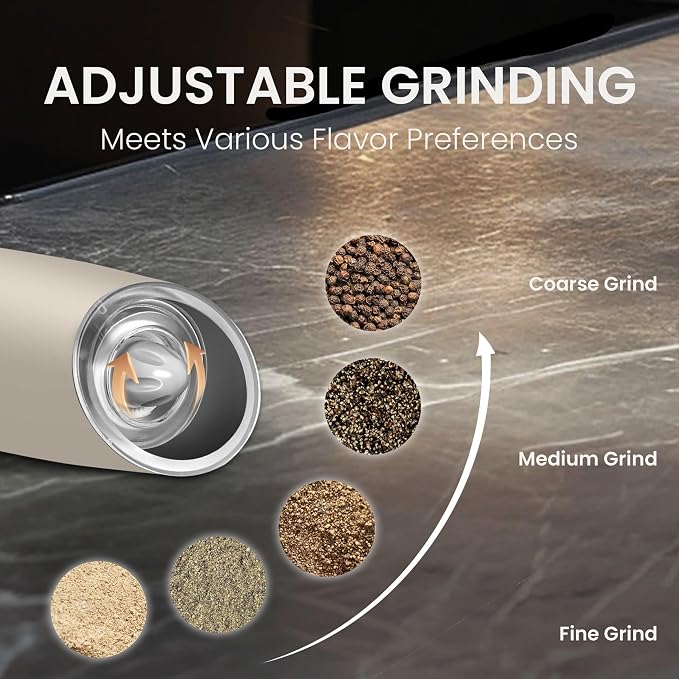 Battery Operated Salt And Pepper Grinder Set - Image 3
