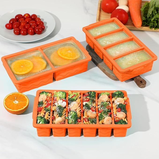 Doasuwish 3-Pack Silicone Freezer Trays - Image 7