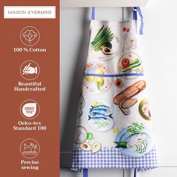 Maison d' Hermine 100% Cotton Apron - Image 2