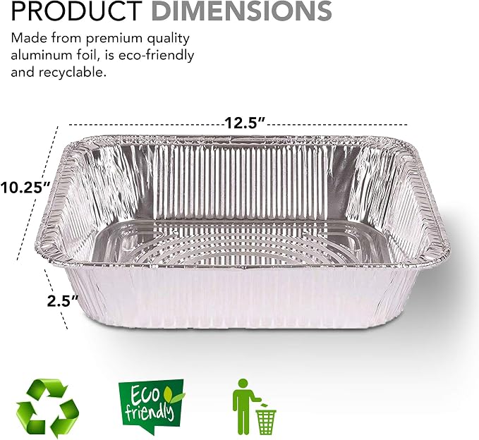 Stock Your Home 9x13 Aluminum Pans - Image 2