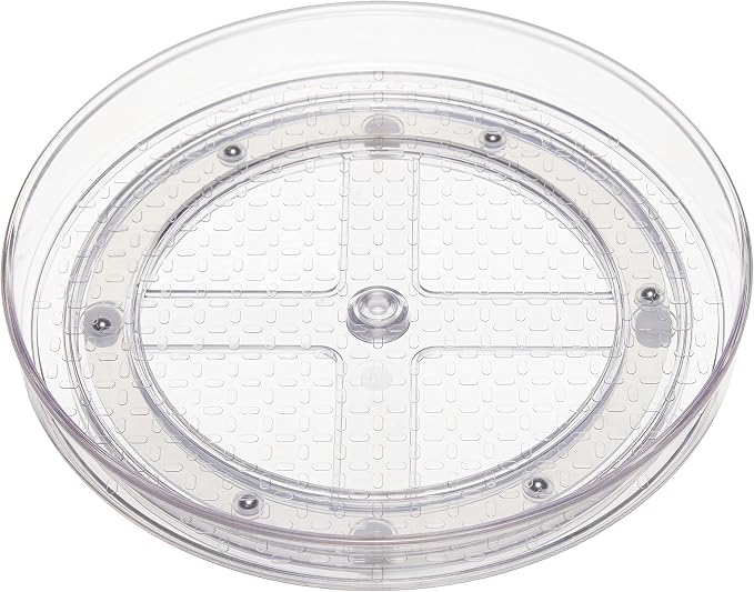 Amazon Basics Clear Rotating Lazy Susan Turntable Organizer - Image 6