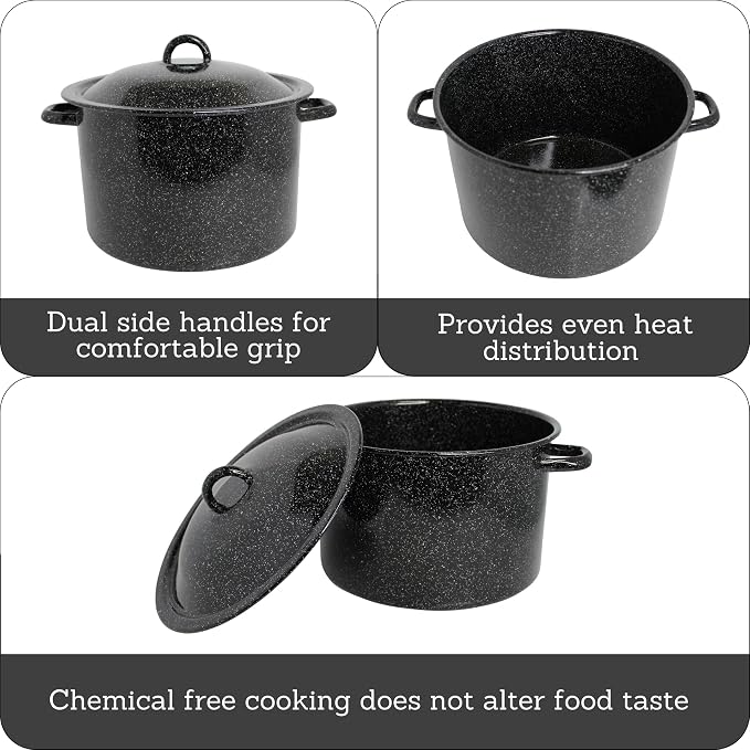 MIRRO 7.75qt Enamel Stock Pot - Image 2