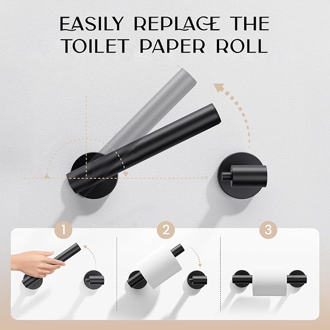 Day Moon™ - Toilet Paper Holder - Modern Roll Holder - Image 3