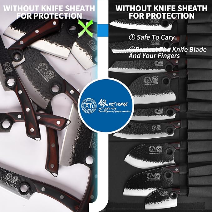 XYJ Professional Serbian Chef Knife Set - Image 6